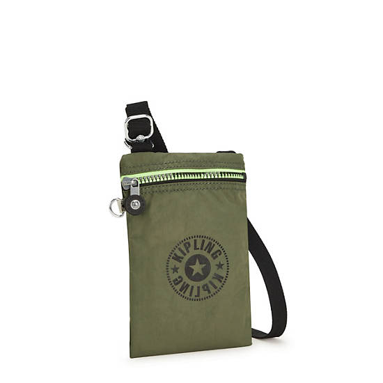 Bolsos Cruzados Kipling Afia Lite Mini Verde Oliva | MX 1041VR